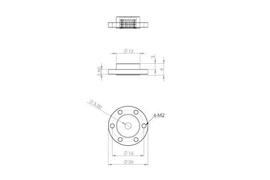 MKS Servohorn Set aus Metall gross für HBL850 und HBL880