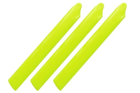 Rakonheli Hauptrotorblätter 155mm 3Blatt Satz in gelb für Blade Trio 180CFX