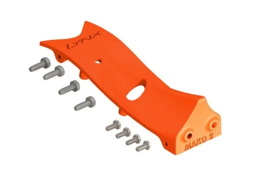 Lynx MAKO 2 BL FPV Racer Abdeckung Type A (mit Öffnung für FPV Antenne) in orange