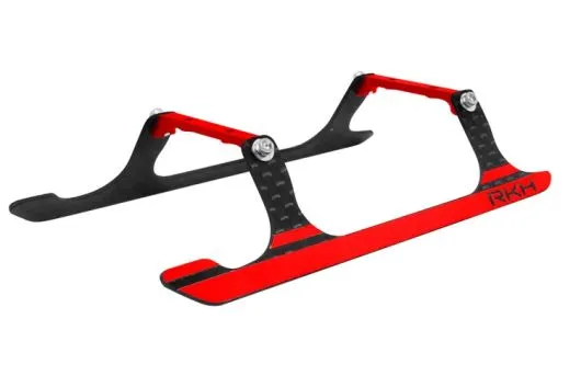 Rakonheli Landegestell Carbon in rot für Blade 150S, 180CFX und 180CFX Trio