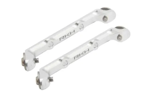 Rakonheli Ersatzlandegestellhalterung aus CNC Aluminium silber für Blade 150S, 180CFX und 180CFX Trio