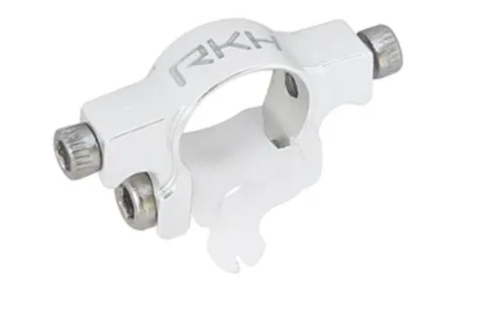 Rakonheli Heckstrebenhalter aus Aluminium in silber für Blade 180CFX und 180CFX Trio