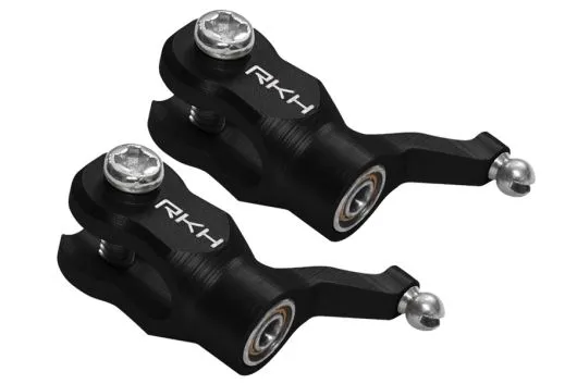 Rakonheli Hauptblatthalter Set in schwarz CNC Aluminium für Blade mCPS