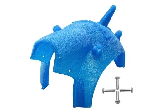 Rakonheli Haube für Tuning Rahmen aus carbon in blau für Blade Torrent 110 FPV