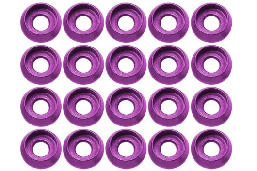 Rakonheli finishing caps M3 in violet 20Stück