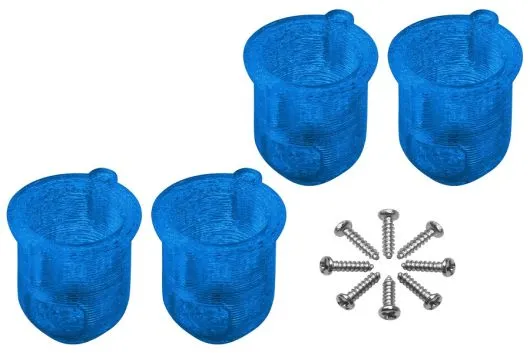 Rakonheli 8mm Motorhalterungen in blau für Inductrix FPV+ Tuning Rahmen