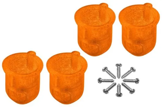Rakonheli 8mm Motorhalterungen in orange für Inductrix FPV+ Tuning Rahmen