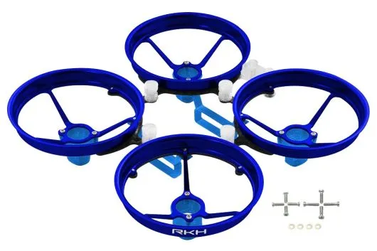 Rakonheli Tuning Rahmen aus carbon in blau für Blade Inductrix FPV+
