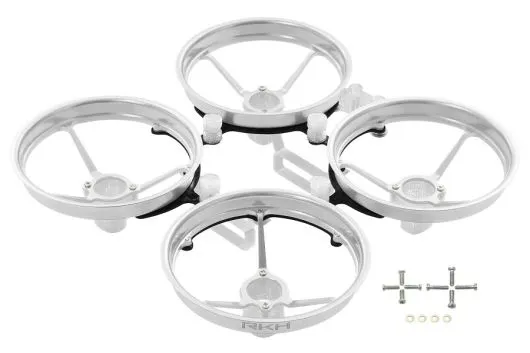 Rakonheli Tuning Rahmen aus carbon in silber für Blade Inductrix FPV+