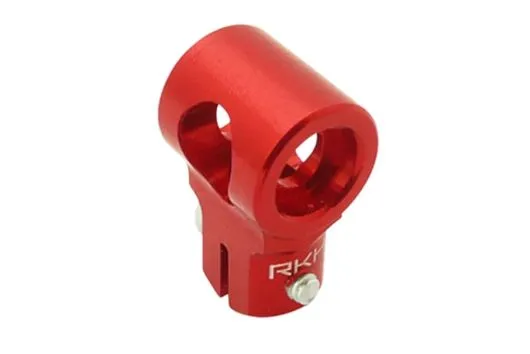 Rakonheli Hauptrotorkopf Zentralstück in rot für T-REX 150