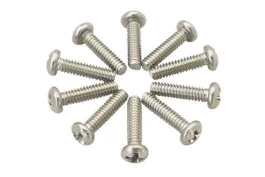 Rundkopfschrauben 0-80x1/4 inch 10Stück