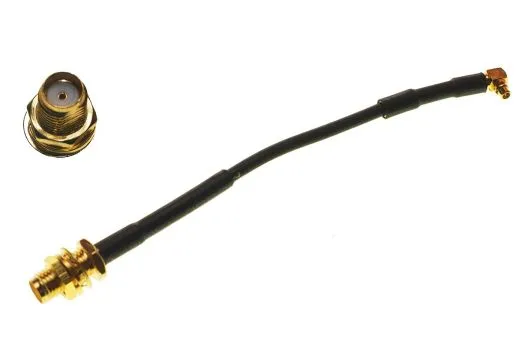 FPV Antennenadapter MMCX auf SMA (ohne Pin) mit Haltering ca. 10cm