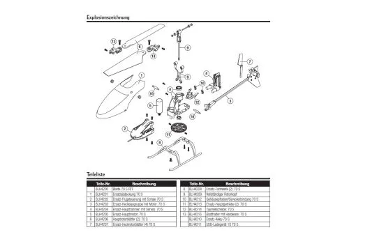Blade Ersatzteil Lipo Akku 150mAh 1S 3,7V 40C