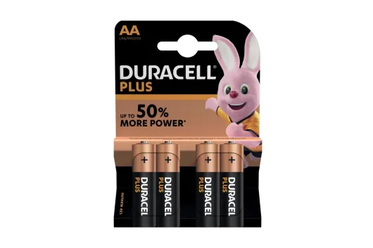Duracell Plus Power AA Mignon Batterie 4Stück