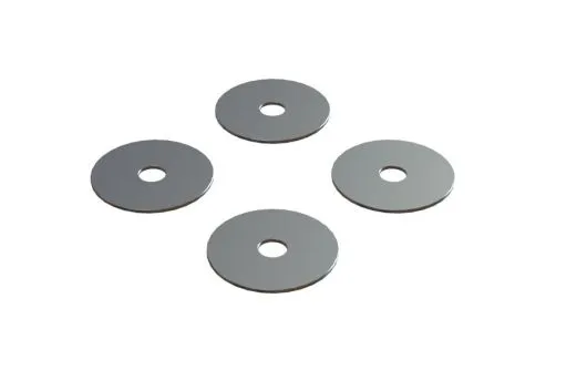 OXY Ersatzteil Heckrotorblatthalter Distanzscheiben Set in silber für OXY4