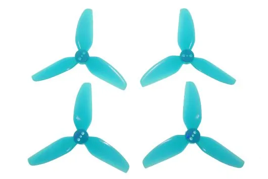 HQ Durable Prop Propeller T2,5X2,5X3 aus Poly Carbonate in blau transparent je 2CW+2CCW