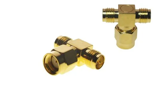 FPV Antennen Doppel Adapter von SMA (mit Pin) auf 2x SMA (ohne Pin)