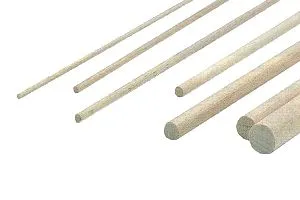 Balsaholz Balsastab 12mm Durchmesser 1000mm Lang 1Stück