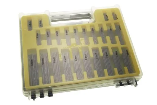 HSS Bohrer Set im Koffer 0,4-3,2mm