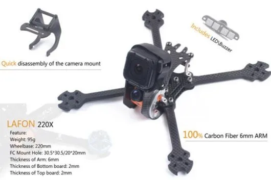 GoFly 5 Zoll Fpv Racer Rahmen LAFON 220mm