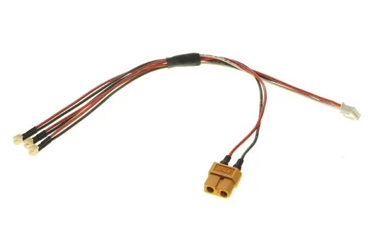 3-Fach Ladekabel SERIELL mit NCPX Anschluss für 1S LIPO Akkus für ISDT Ladegeräte