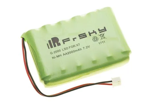 FrSky Taranis Senderakku NiMH 7,2V mit 2000mAh für QX7 Sender