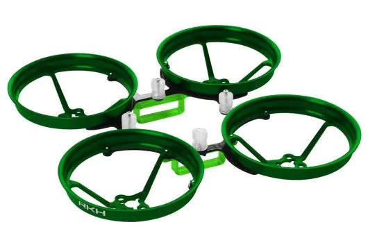 Rakonheli Tuning Rahmen aus carbon in grün für Blade Inductrix FPV Brushless