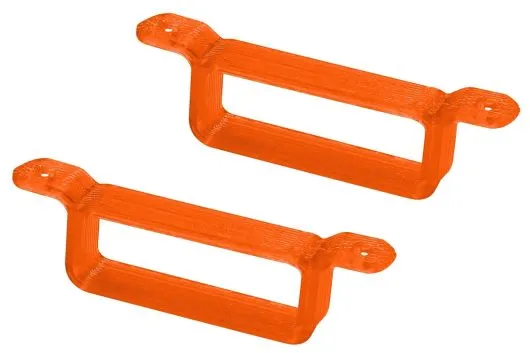 Rakonheli Akku Halterung 17x6,5mm in orange für Rakonheli Rahmen für Blade Inductrix FPV Brushless