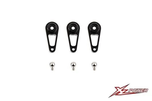 XLPower Ersatzteile Aluminium Servohörner für Futaba für XLPower 700 und Specter V2