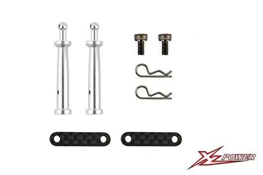 XLPower Ersatzteil Haubenhalter Set hinten für XLPower 700