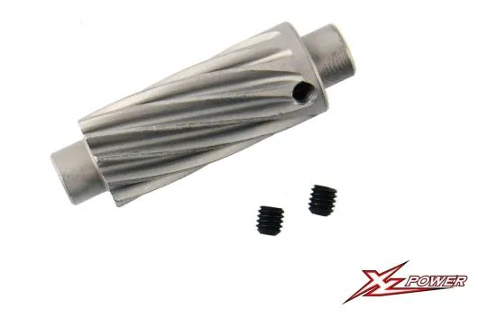 XLPower Ersatzteile schrägverzahntes Motorritzel 12 Zähne für 106Z HZR für XLPower 700 und Specter V2
