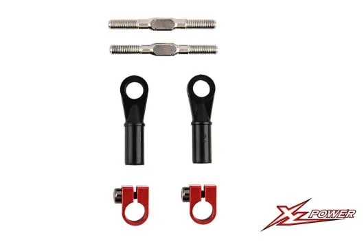 XLPower Ersatzteil Heckgestänge Anlenkset für XLPower 700