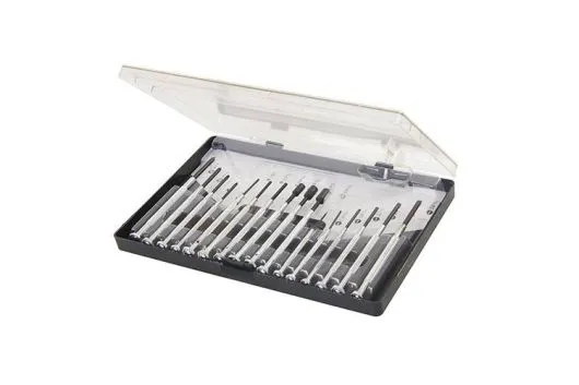 Präzisions-Schraubendreher Set in praktischer Aufbewahrungsbox 16 teilig