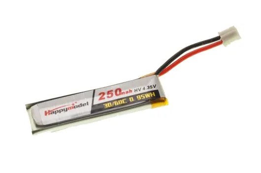 Happymodel HV LiPo Akku 250mAh 1S 3,8V 40C PH2.0 für Mobula6, Mobula7, Moblite6 und Moblite7