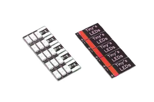 Tiny’s Leds 3-6S mit 3 LEDs 5Stück in rot