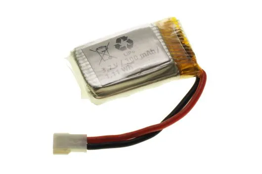 Revell Ersatzteil Lipo Akku 1S 300mAh 3,7V für Revell Control Helikopter Motion, Interceptor und Quadrocopter Motion