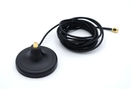 TBS SMA Extender 3Meter Verlängerung mit Magnetfuß mit PIN, Kabelseitig ohne PIN