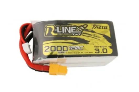 Tattu R-Line Akku Version 3.0 14,8V 2000mAh 120C 4S1P mit XT60