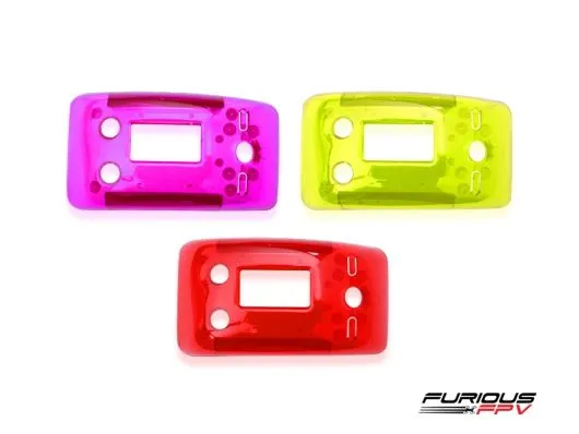 Furious FPV True-DX Ersatz Abdeckungs Set in transparent pink, rot und gelb für alle FatShark Dominator Videobrillen