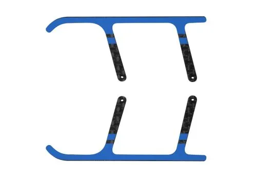 Rakonheli Landegestell Ersatzkufen aus Carbon in blau für Landegestell RKH01506 für Blade Nano CPX, Nano CPS, Nano S2 und Nano S3