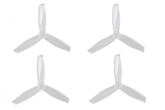 Gemfan FPV Race Propeller HULKIE POPO quick swap 5055 5x5,5x3 in transparent