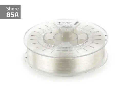Extrudr Filament TPU (Thermoplastic Polyurethane) FLEX SOFT in klar-transparent Ø 1,75mm 0,75Kilo