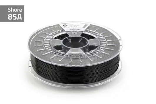 Extrudr Filament TPU (Thermoplastic Polyurethane) FLEX SOFT in schwarz Ø 1,75mm 0,75Kilo