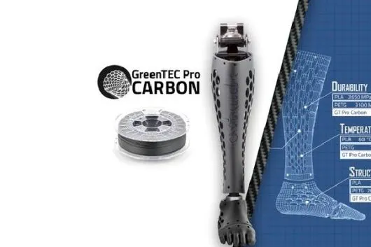 Extrudr Filament GREENTEC PRO Carbon Ø 1,75mm 0,8Kilo