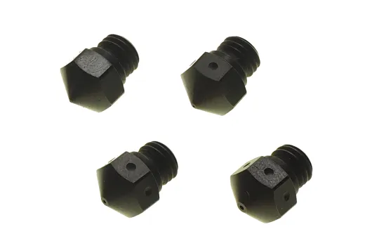 Gehärtete Stahl Nozzle MK10 / M7 im Set 4Stück, je 1x 0,2mm/0,4mm/0,6mm/0,8mm
