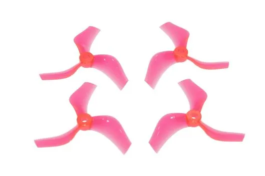 Gemfan Cinewhoop Ducted Propeller 75mm in pink 2xCW und 2xCCW