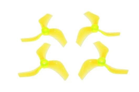 Gemfan Cinewhoop Ducted Propeller 75mm in gelb 2xCW und 2xCCW