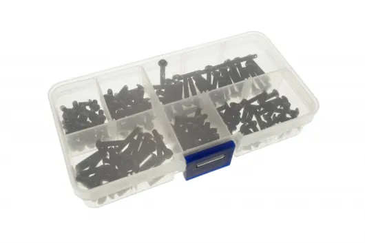 Linsenkopfschraubenset / Sortiment 180Stück in M2 Größe