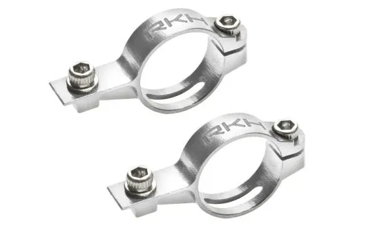 Rakonheli Heckservohalterung aus Aluminium in silber für Blade Fusion 180