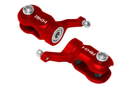 Rakonheli Hauptblatthalter Set aus CNC Aluminium in rot für Blade mCPX BL und mCPX BL2